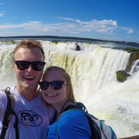 AFSer am Iguazú - Wasserfall