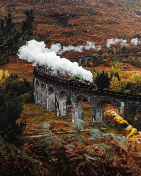 Schottland die Eisenbahn